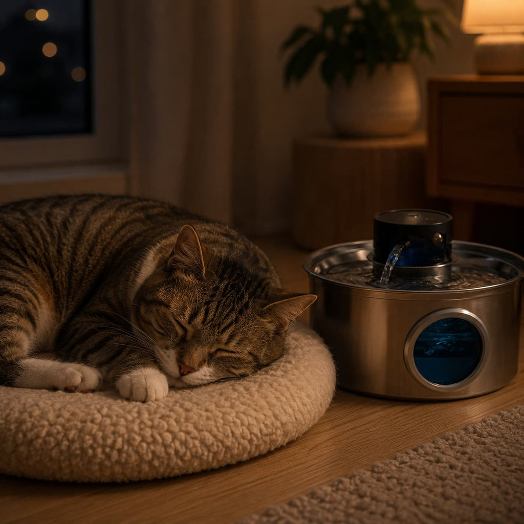 Fontaine Chat NomadFlow Inox