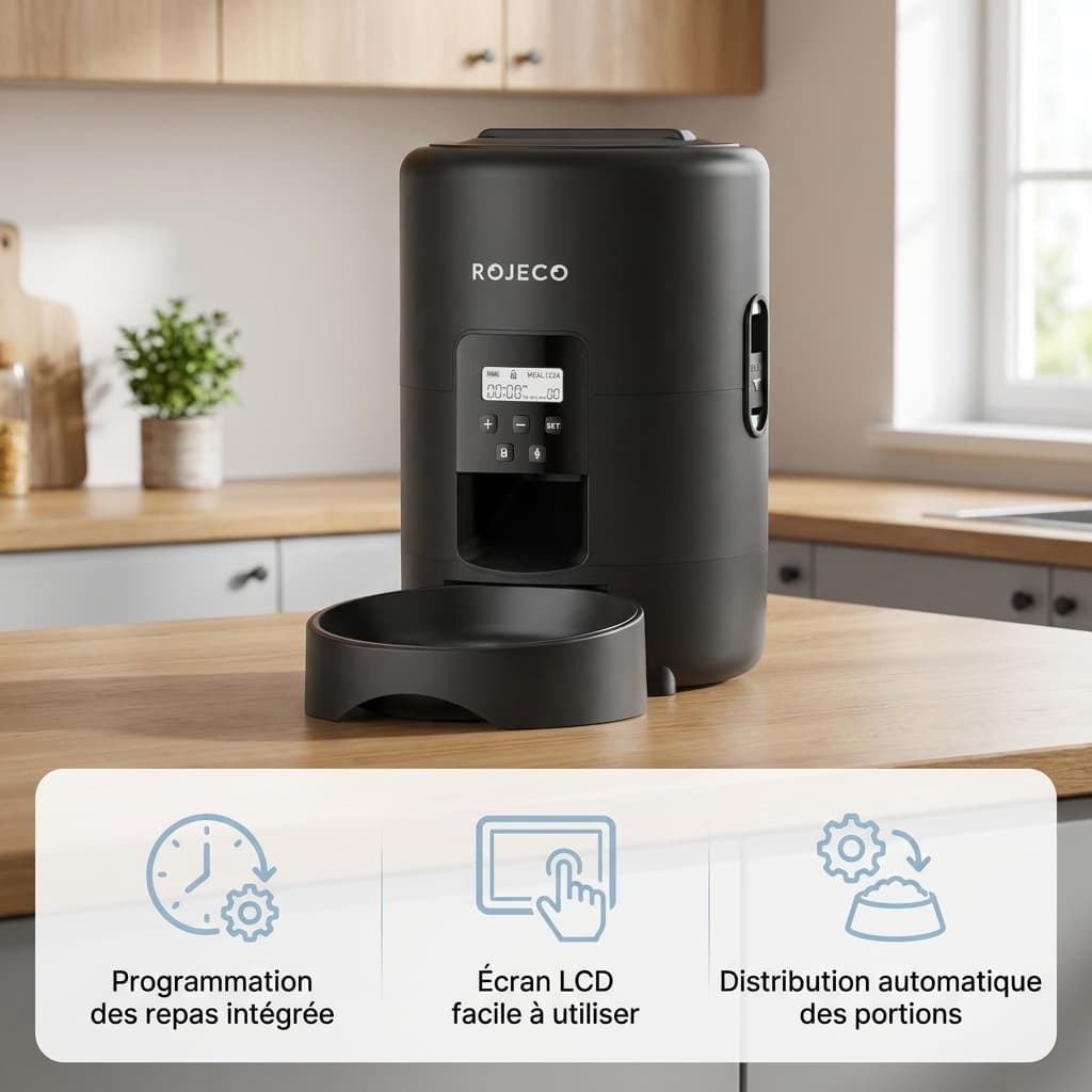 Distributeur Automatique de Croquettes 2L