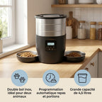 Distributeur Croquettes DuoMeal 4,5L