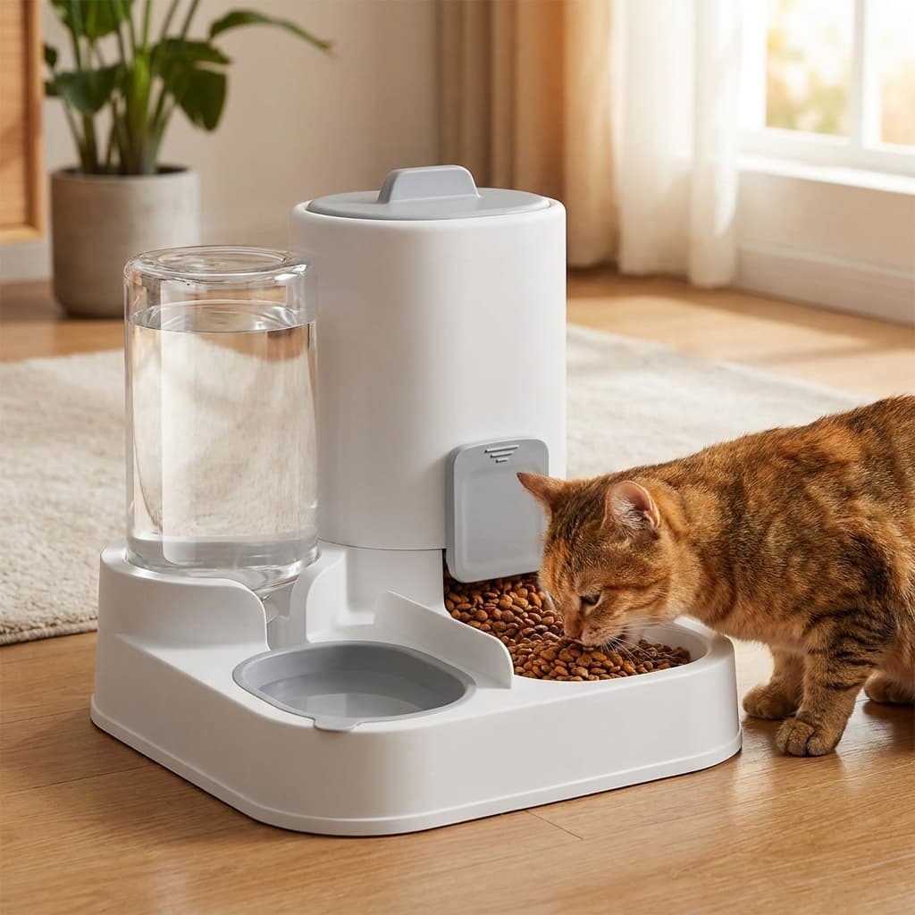 Distributeur Gravitaire Eau & Croquettes