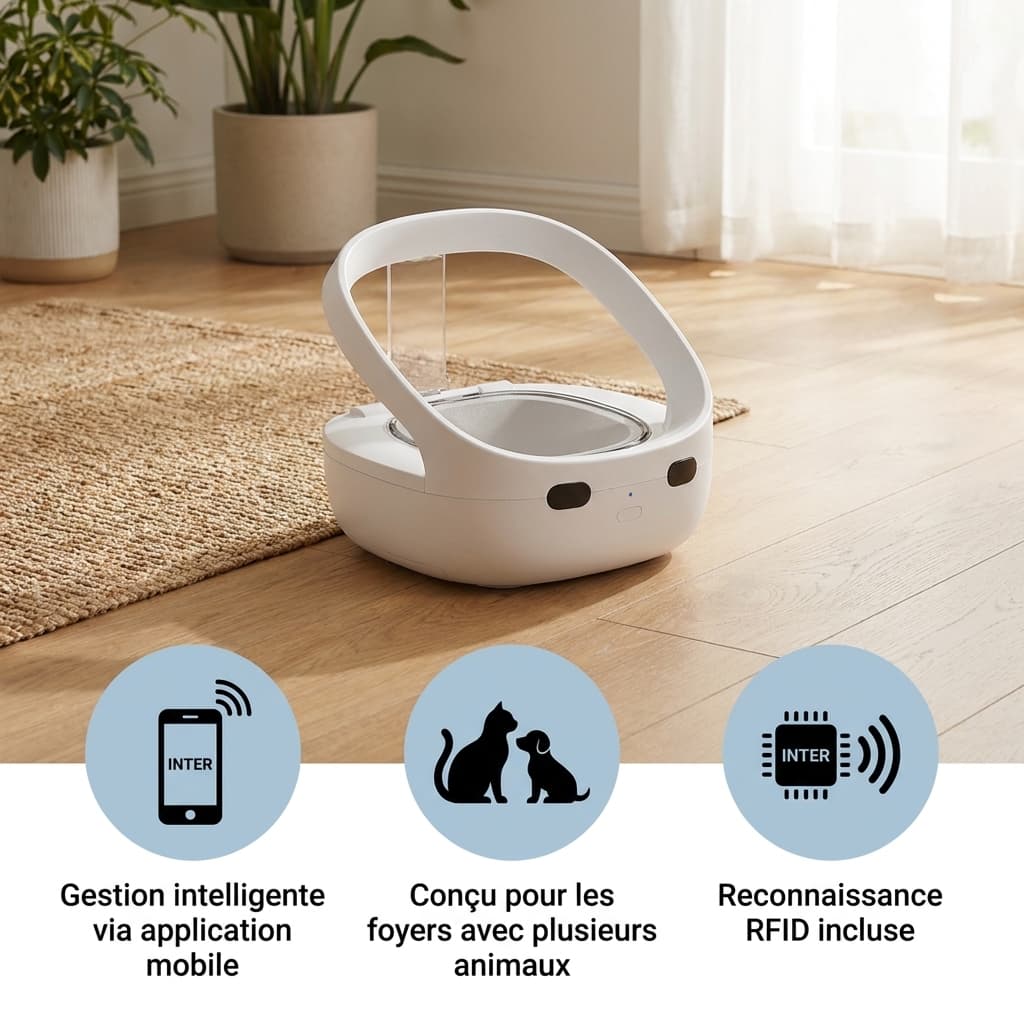 Distributeur Intelligent Multi-Animaux NutriCare