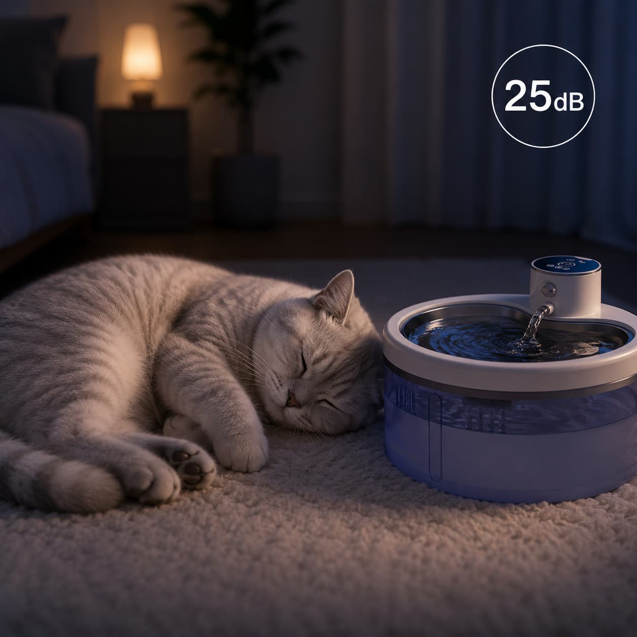 Fontaine Chat CrystalSteel 2,5L