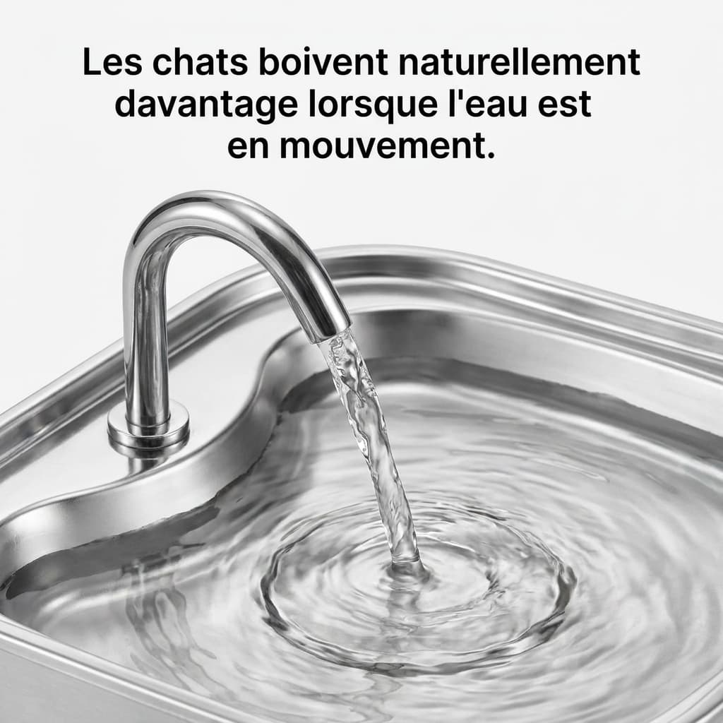 Fontaine Chat CubeFlow Inox 2,2L