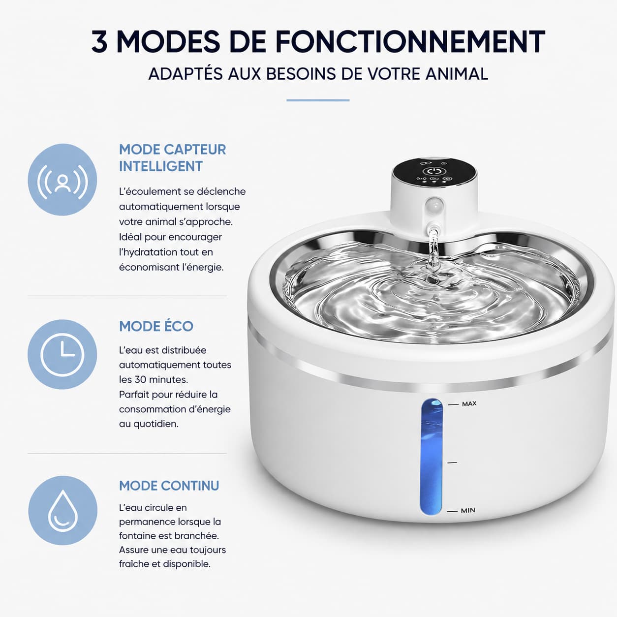 Fontaine Chat FlowSense 2,5L