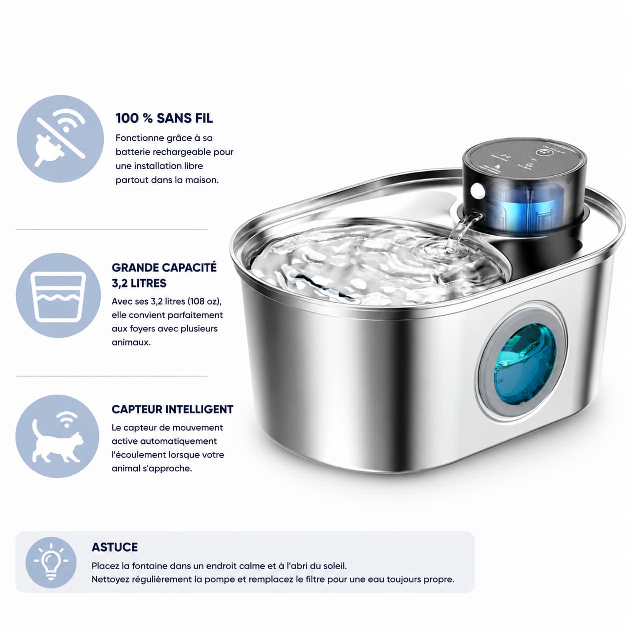 Fontaine Chat FreeFlow 3,2L