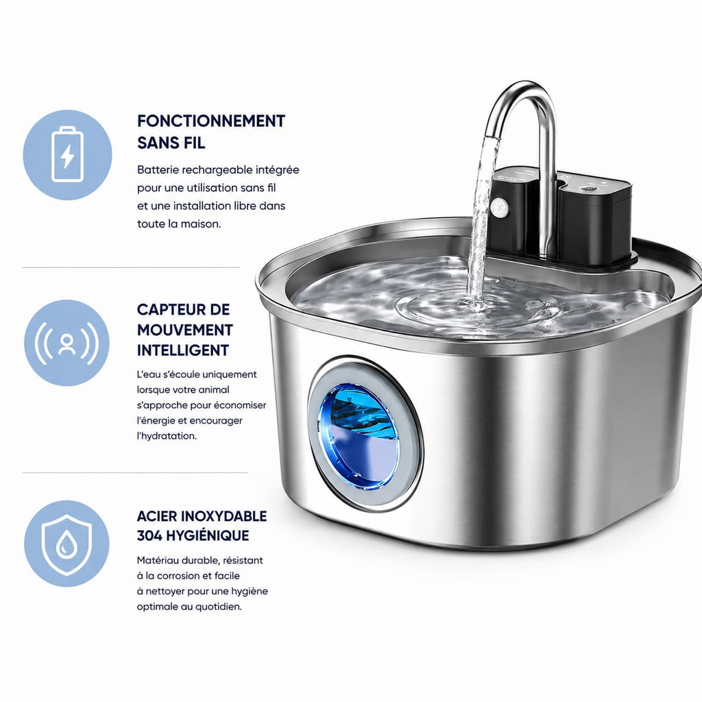 Fontaine Chat FreedomFlow Inox 3,2L