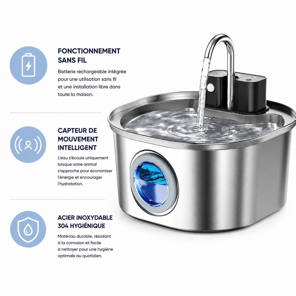 Fontaine Chat FreedomFlow Inox 3,2L