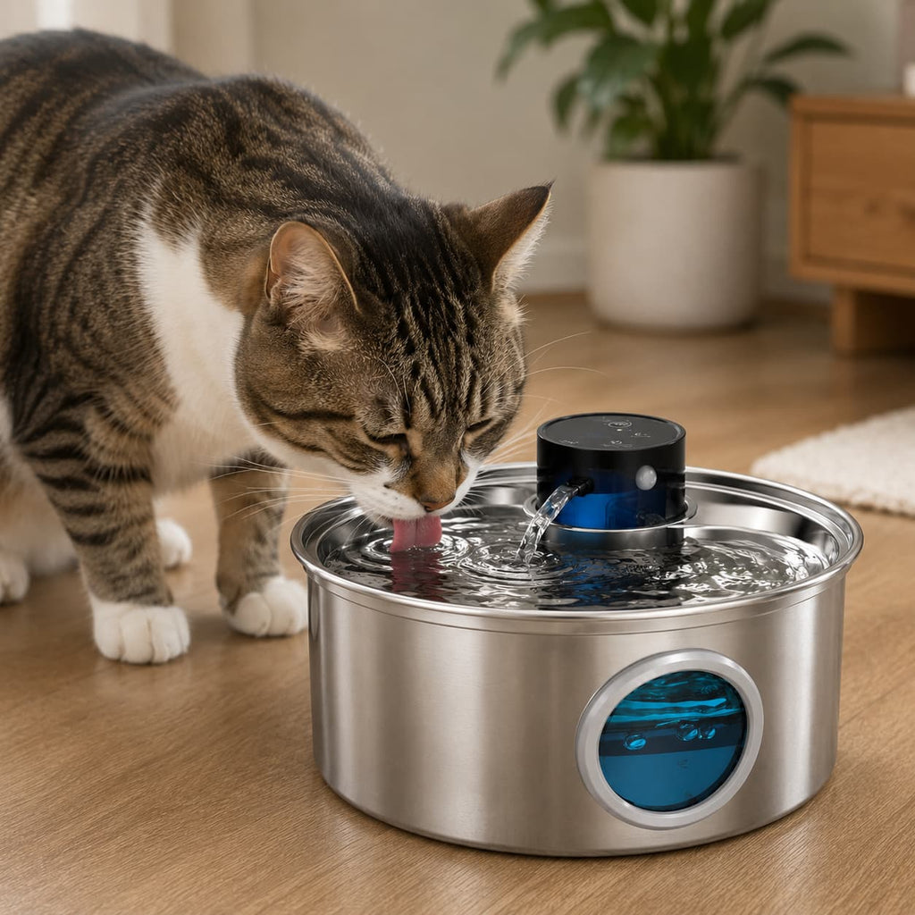 Fontaine Chat NomadFlow Inox
