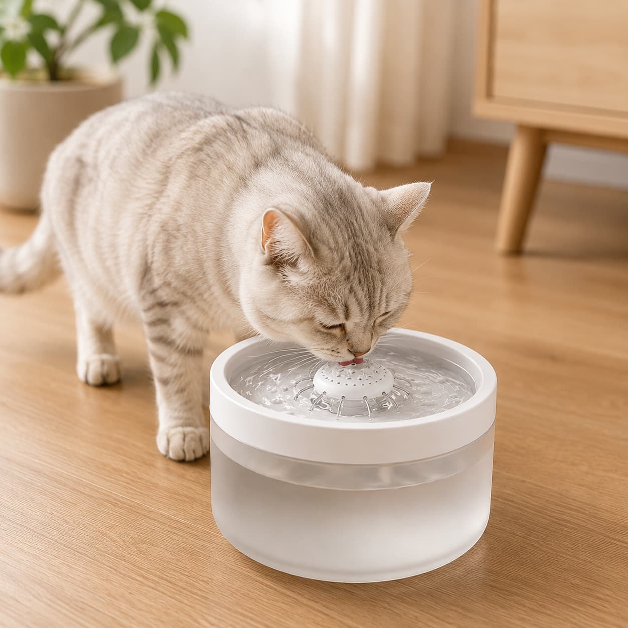 Fontaine à Eau Automatique Compacte 1,8L