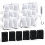 Kit 6 Filtres + 6 Mousses de Remplacement