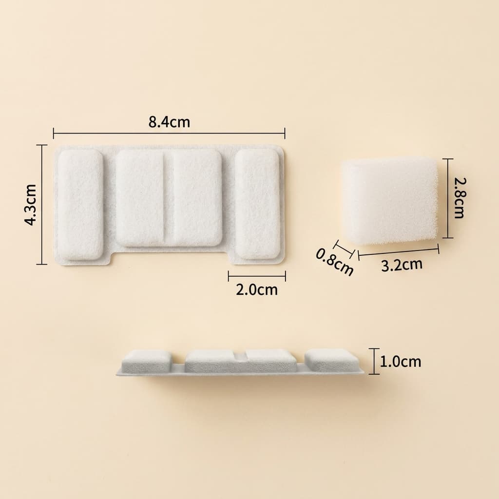 Kit Filtration Complet 8 Filtres + 4 Mousses Pompe
