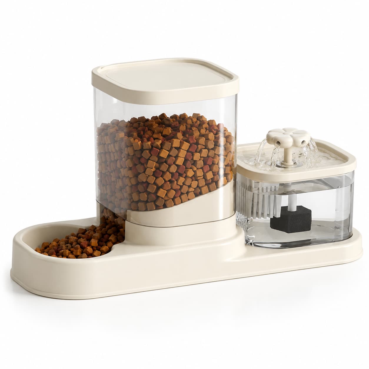Station 2-en-1 Eau & Croquettes FlowPet